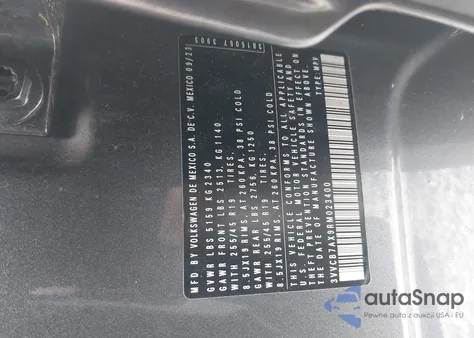 2024 Volkswagen Tiguan 2.0T Se R-Line Black from USA, damaged, VIN 3VVCB7AX9RM023400